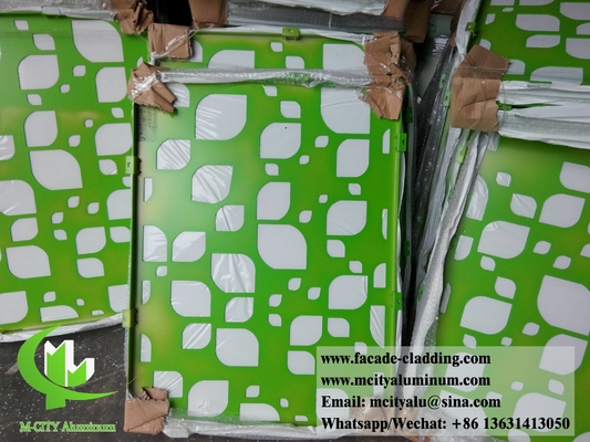 3003 Pared de cortina con revestimiento de fachada de paneles de aluminio de chapa metálica de 3 mm revestida en polvo