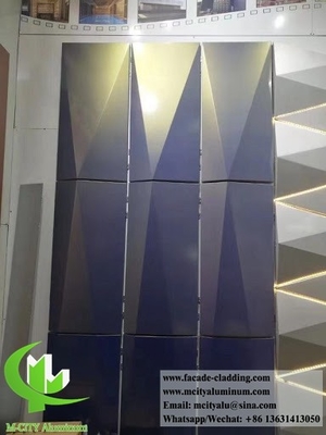 Fabrica de fachadas metálicas paneles de revestimiento de aluminio perforados chapa de aluminio para fachada de pared