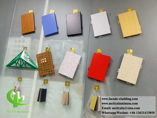 Fabrica de fachadas metálicas paneles de revestimiento de aluminio perforados chapa de aluminio para fachada de pared