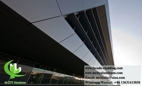 Pantalla de metal para revestimiento de paredes, paneles de fachada de aluminio China Proveedor