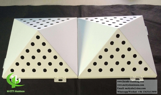 Panel de revestimiento de aluminio para fachada de pantalla perforada externa proveedor en China