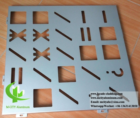 Panel de revestimiento de aluminio para fachada de pantalla perforada externa proveedor en China