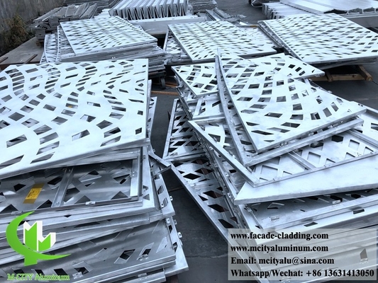Panel de revestimiento de aluminio perforado de fachada metálica antiróxido proveedor en Guangzhou