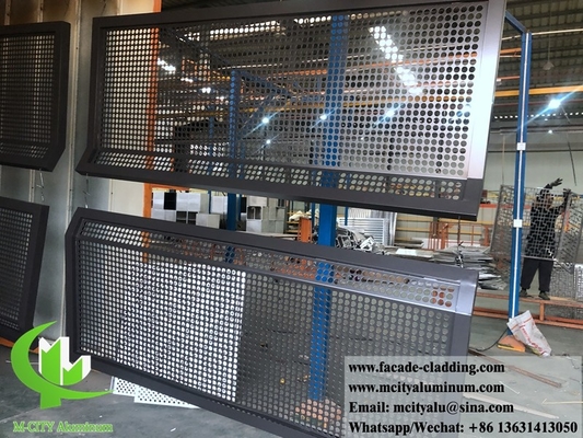 Pantallas de aluminio para fachadas exteriores de pantalla metálica, proveedor en China, Foshan
