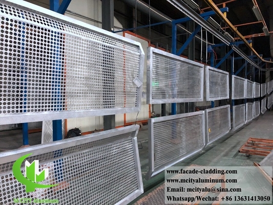 Pantallas de aluminio para fachadas exteriores de pantalla metálica, proveedor en China, Foshan