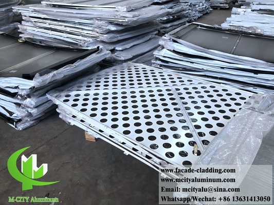 Antióxido fachadas metálicas perforadas paneles de revestimiento de aluminio proveedor en China