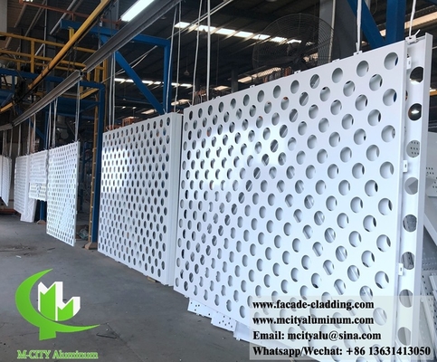 Fabrica de revestimiento de paredes sólidas de aluminio para fachadas de arquitectura de revestimiento metálico en China