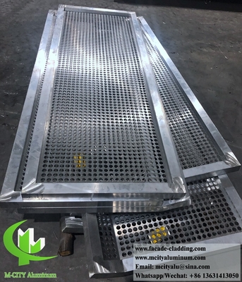 Fabricante de revestimiento de chapa de aluminio perforada de fachada metálica antiróxido en China