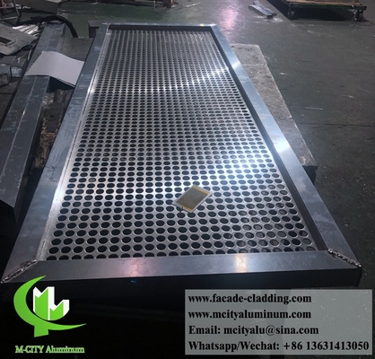 Hojas metálicas de aluminio perforadas para pantallas de aluminio para ventanas