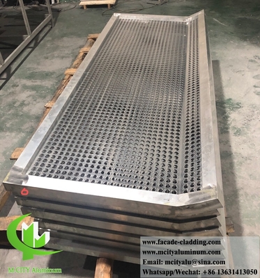 Panel de revestimiento de aluminio perforado de fachada metálica antiróxido proveedor en Guangzhou