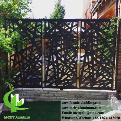 Fabricación de revestimientos para paredes de aluminio con pantalla metálica