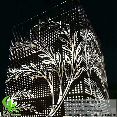 Fabrica de revestimiento de paredes sólidas de aluminio para fachadas de arquitectura de revestimiento metálico en China
