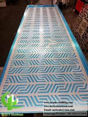 Pantalla de aluminio perforada cortada por láser/para cercas, fachadas, revestimientos decorativos