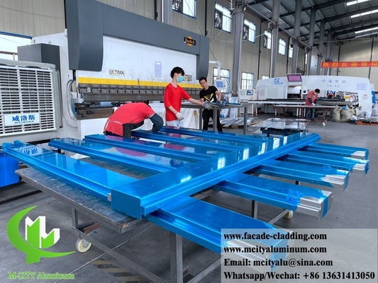 PVDF revestimiento metálico fachadas metálicas panel de revestimiento de aluminio para revestimiento de paredes