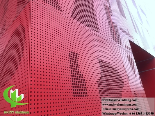 Panel de pared sólida revestimiento metálico paneles de aluminio para fachadas de edificios