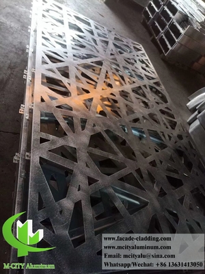 Películas de aluminio perforadas para revestimiento de paredes exteriores