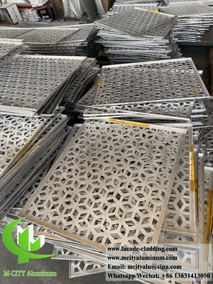 Exterior Panel de pared de aluminio panel tallado por CNC para decoración de fachadas de edificios