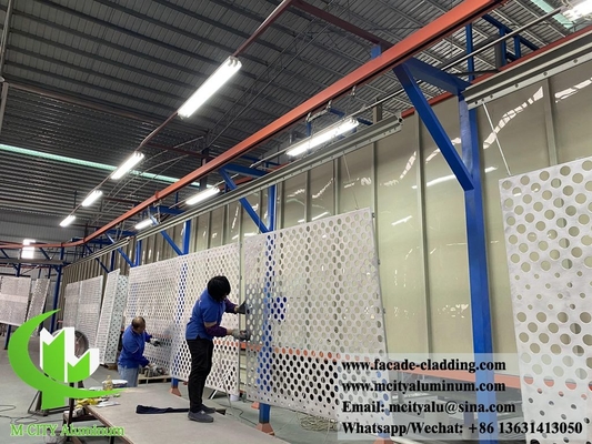 Panel de revestimiento de pared sólido de chapa decorativa de aluminio personalizada