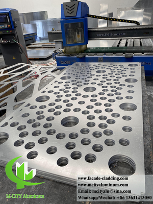 Pantallas decorativas de aluminio, láminas metálicas exteriores para la decoración de cercas de jardín