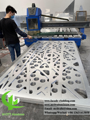 Pantallas decorativas de aluminio, láminas metálicas exteriores para la decoración de cercas de jardín
