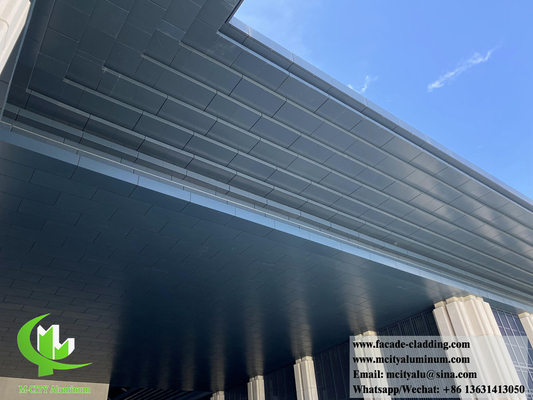 Pared sólida revestimiento de aluminio techo decoración exterior impermeable antióxido