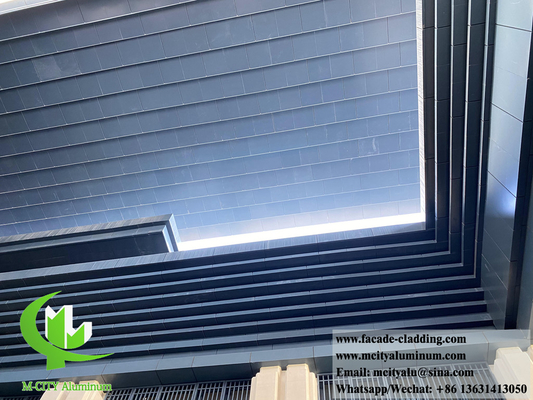 Techo metálico revestimiento de aluminio paneles de pared sólidos sistema impermeable al viento