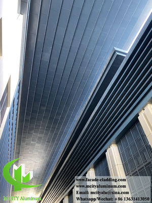 Pared sólida revestimiento de aluminio techo decoración exterior impermeable antióxido