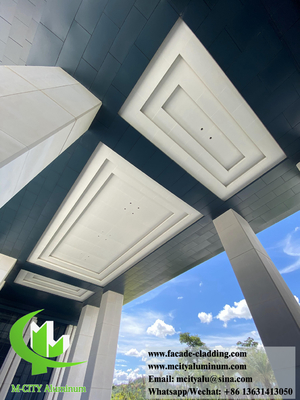 Revestimiento metálico arquitectónico para la decoración de columnas
