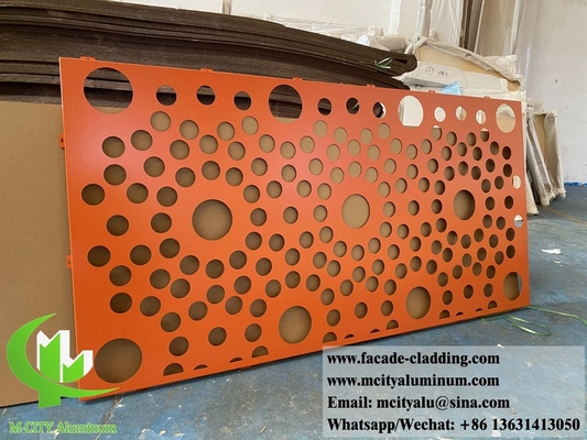 Panel de corte por láser pantalla de aluminio de metal hoja con patrones decorativos para la construcción de revestimiento de paredes decoración cerco de jardín