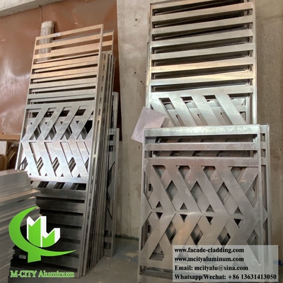 Hojas metálicas exteriores para sistemas de fachadas decorativas de revestimiento de paredes exteriores de edificios