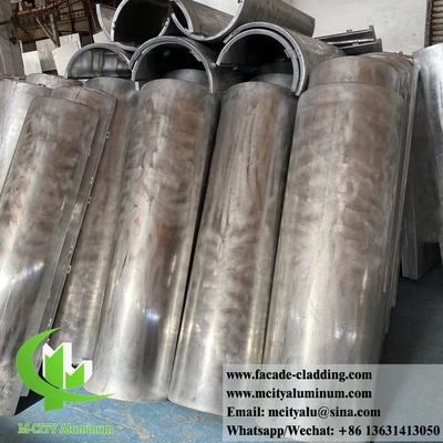Pantallas de aluminio sólido perforadas para revestimiento de paredes de techos