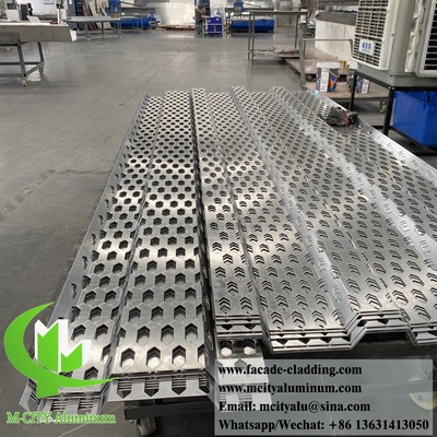 Panel de corte por láser pantalla de metal paneles de aluminio para decoración de edificios de 3 mm resistentes a la roya duraderos