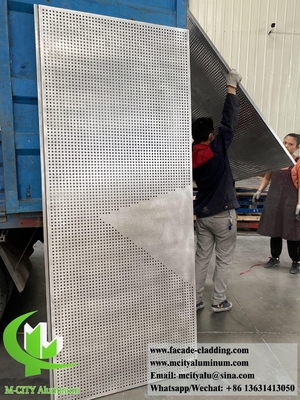Revestimiento 3D de metal Paneles de aluminio Sistema de fachada de metal Decoración exterior
