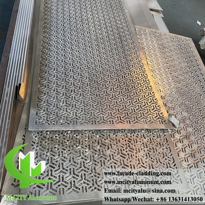 Panel de metal tallado con corte por láser CNC para cercas de jardín pantalla de aluminio decoración de edificios de 4 mm de espesor en China