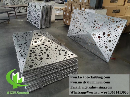 Diseño de árboles cortado por láser de aluminio pantalla paneles metálicos para decoración exterior impermeable