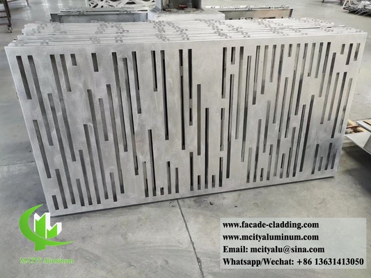 Diseño de árboles cortado por láser de aluminio pantalla paneles metálicos para decoración exterior impermeable