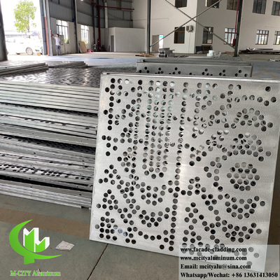 Los paneles de fachada de metal cortados por láser de Foshan con diseños decorativos huecos para revestimiento de paredes de edificios