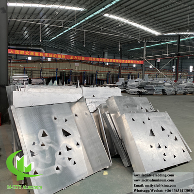 Los paneles de fachada de metal cortados por láser de Foshan con diseños decorativos huecos para revestimiento de paredes de edificios