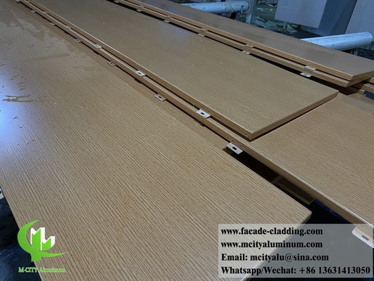 Panel de aluminio de techo metálico perforado para decoración de edificios de color blanco