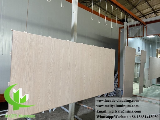 Panel de aluminio de techo metálico perforado para decoración de edificios de color blanco