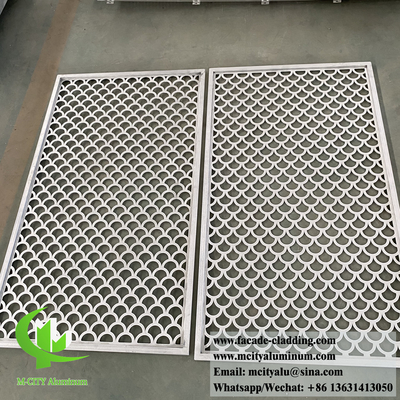 Paneles de aluminio cortados por láser para revestimiento de ventanas y revestimientos de paredes