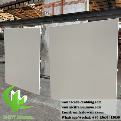 Revestimiento de pared de aluminio sólido 3 mm PVDF Finish 15 años de garantía Decoración exterior para fachada de pared