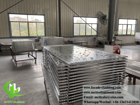 Paneles decorativos con patrones de aluminio de chapa metálica de 4 mm para la decoración de fachadas de edificios