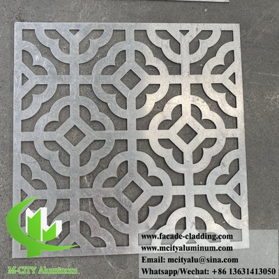 Panel de aluminio para diseño decorativo pantalla metálica para decoración de paredes de edificios espesor 3 mm