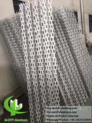 Cortador láser de pantalla de metal de aluminio de 3 mm PVDF revestimiento de pared de metal para la decoración de edificios
