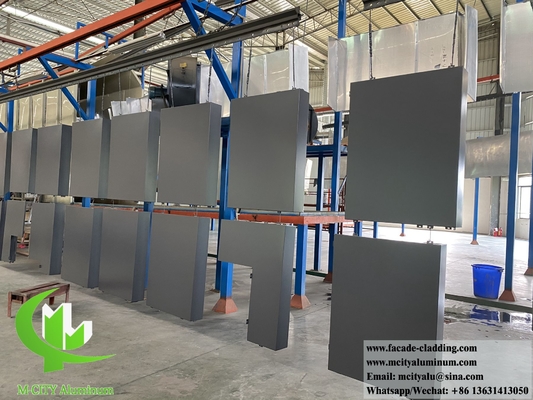 PVDF pantalla de aluminio con revestimiento metálico de 3 mm de grosor para decorar fachada de pared de edificios, revestimiento, columna