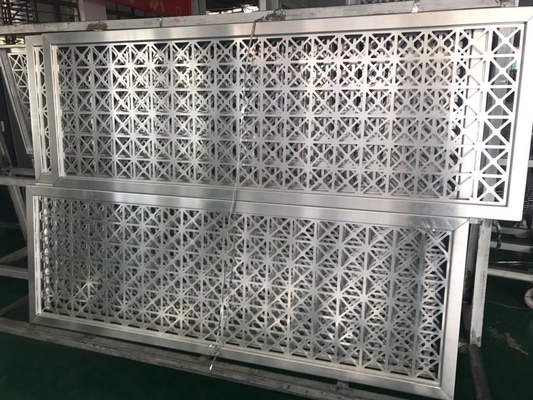 Paneles de revestimiento de aluminio cortados por láser con acabado en polvo de 3 mm de espesor