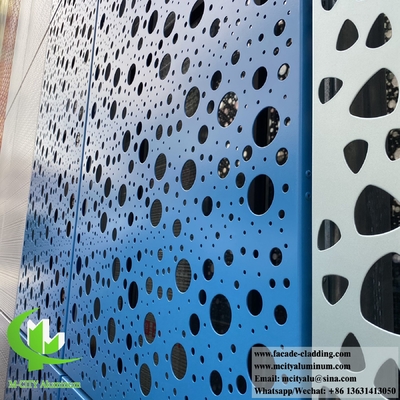 Sistema de revestimiento de las paredes de los paneles de fachada de aluminio sólido con corte láser