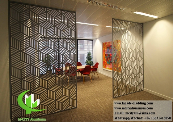 Hoja de revestimiento de aluminio perforado CNC de aluminio sólido Decoración de revestimiento de pared exterior