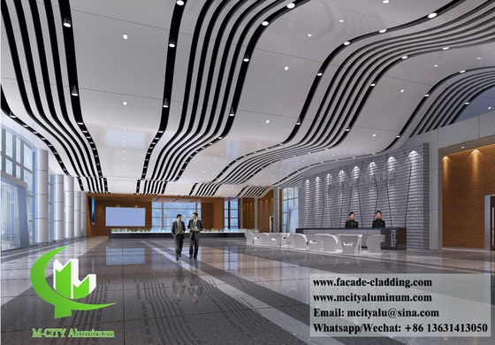 Revestimiento metálico Paneles de aluminio sólido PVDF Color de esquirla 1000x2000mm Decoración exterior para pared